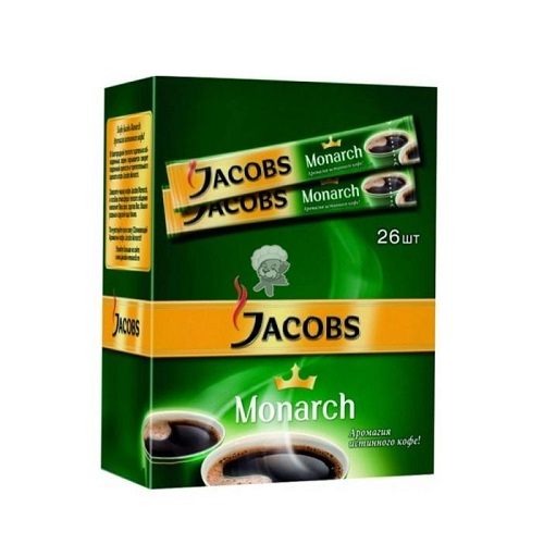 Jacobs Monarch, растворимый, 26 пакетиков