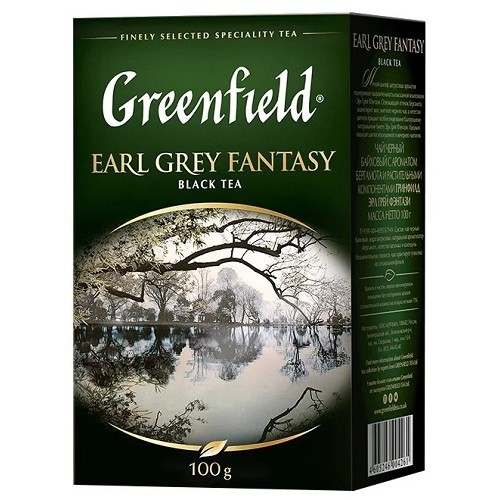 Greenfield чай черный Earl Grey Fantasy, 100 гр