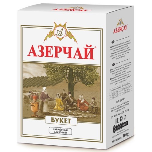 Азерчай чай черный Букет, 100 гр.