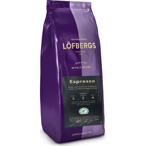 Lofbergs Espresso, зерно, 400 гр.