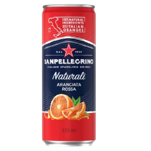San Pellegrino сокосодержащий напиток Aranciata Rossa, 330 мл