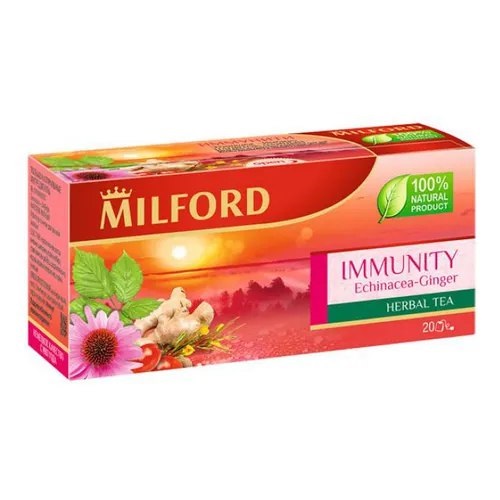 Milford Immunity Эхинацея - Имбирь, 20 пакетиков, уценка