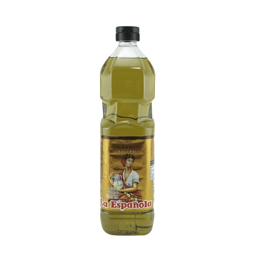 La Espanola масло оливковое рафинированное с нерафинированным, пластик, 1л