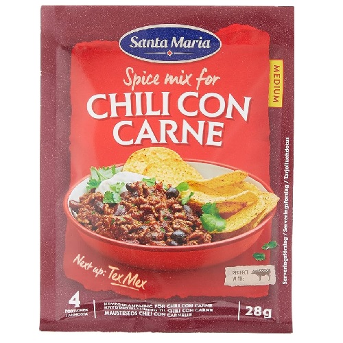 Santa Maria приправа чили Кон Карне, 28 гр Santa Maria приправа чили Кон Карне, 28 гр
