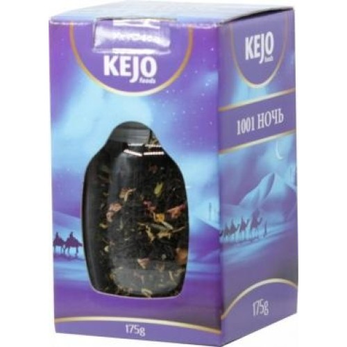 Kejo foods чай черный 1001 ночь, стекло, 175 гр