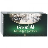 Greenfield чай черный Earl Grey Fantasy, 25 пакетиков