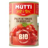 Mutti томаты резаные кубиками в томатном соке BIO, 400 гр