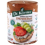 Dr.Korner хлебцы Гречневые с витаминами, 100 гр