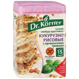 Dr.Korner хлебцы кукурузно-рисовые прованские травы, 100 гр