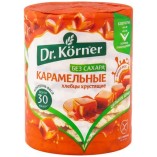 Dr.Korner хлебцы кукурузно-рисовые карамель, 90 гр