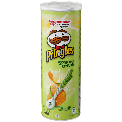 Pringles чипсы картофельные Зеленый лук, 165 гр