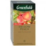 Greenfield чай зеленый Mellow Peach, 25 пакетиков