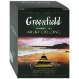 Greenfield чай зеленый Milky Oolong, 20 пирамидок