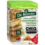 Dr.Korner хлебцы кукурузно-рисовые чиа и лен, 100 гр