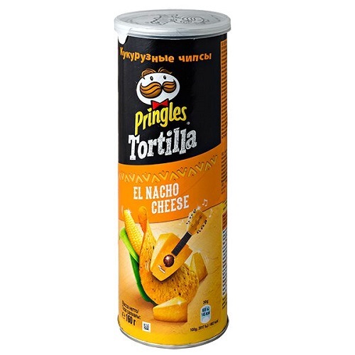 Pringles чипсы кукурузные Начо с сыром, 160 гр