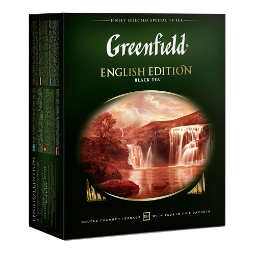 Greenfield черный чай English Edition, 100 пакетиков Greenfield черный чай English Edition, 100 пакетиков