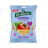 Dr.Korner чипсы кукурузно-рисовые томат и базилик, 50 гр
