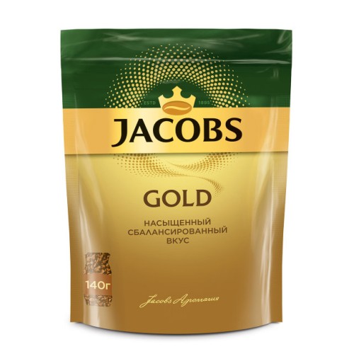 Jacobs Gold, растворимый, 140 гр