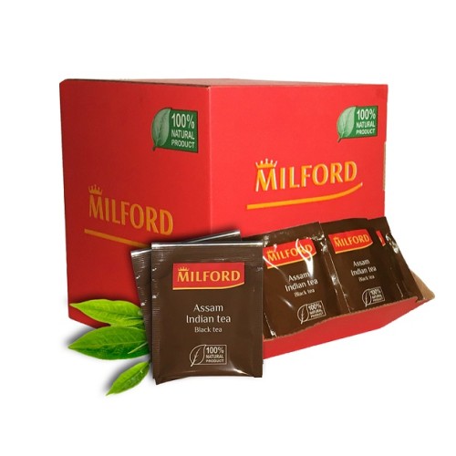 Milford черный чай Ассам, 200 пакетиков
