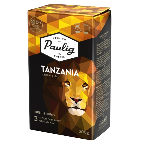 Paulig Tanzania, молотый, 500 гр