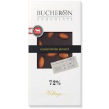 Bucheron шоколад горький c цельным миндалем, 100 гр