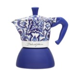 Bialetti Moka Induction D&G гейзерная кофеварка на 4 порции, синяя