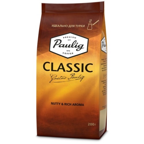 Paulig Classic, молотый для турки, 200 гр.