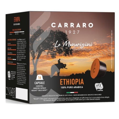 Carraro Ethiopia, для Dolce Gusto, 16 шт