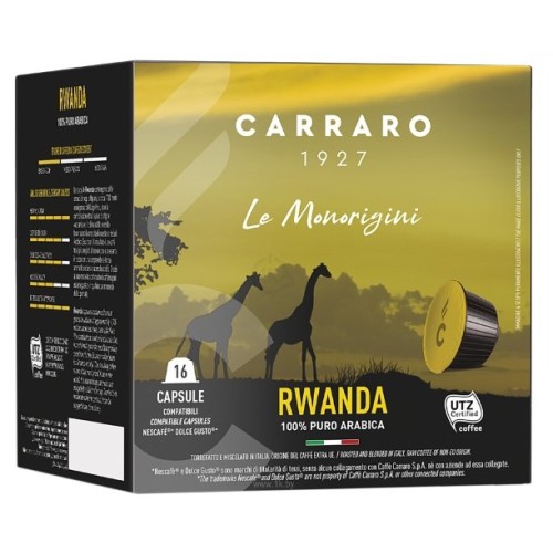 Carraro Rwanda, для Dolce Gusto, 16 шт