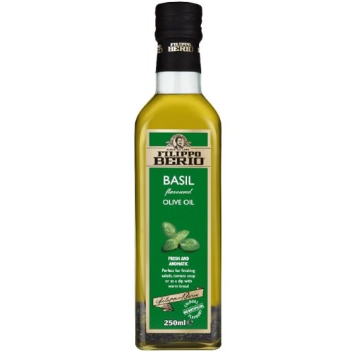 Filippo Berio масло оливковое Extra Virgin с базиликом, 250 мл