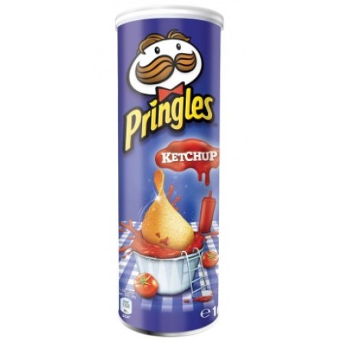 Pringles чипсы картофельные Кетчуп, 165 гр, уценка