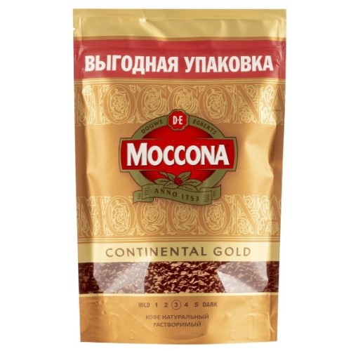 Moccona Continental Gold, растворимый кофе, м/у, 75 гр