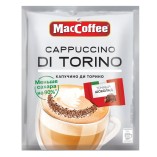 MacCoffee Cappuccino Di Torino с шоколадной крошкой, на 90% меньше сахара, 20 шт.