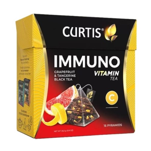 Curtis чай черный Immuno Tea, 15 пирамидок