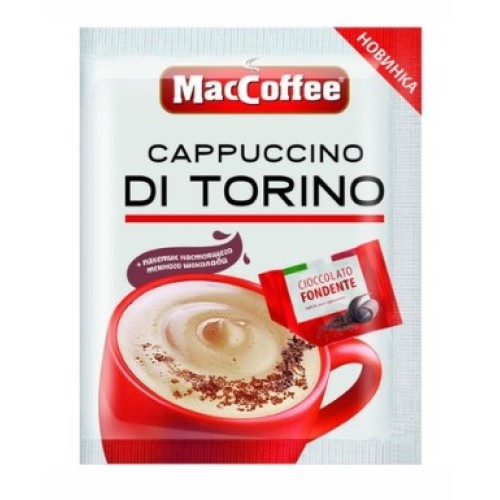 MacCoffee Cappuccino Di Torino с шоколадной крошкой, 1 пакетик