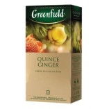 Greenfield чай фруктовый Quince Ginger, 25 пакетиков