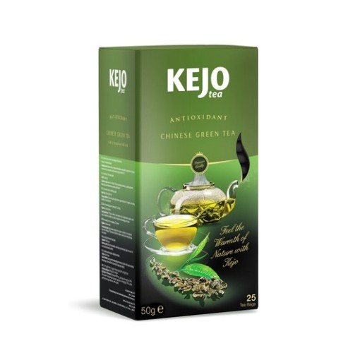 Kejo чай зеленый Chinese Green, 25 пакетиков