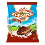 РотФронт конфеты вафельные Коровка, шоколад, 250 гр