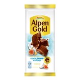 Alpen Gold шоколад молочный Инжир, кокосовая стружка и соленый крекер, 80 гр