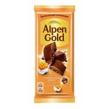 Alpen Gold шоколад молочный Тропический кокос, 80 гр