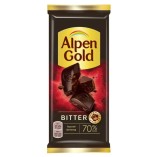 Alpen Gold шоколад горький 70% какао, 80 гр