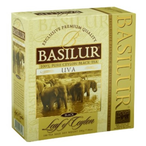 Basilur черный чай UVA, 100 пакетиков