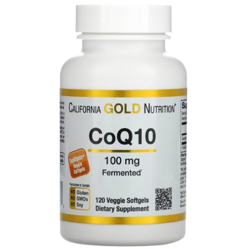 California Gold Nutrition коэнзим Q10, 100 мг, 120 шт