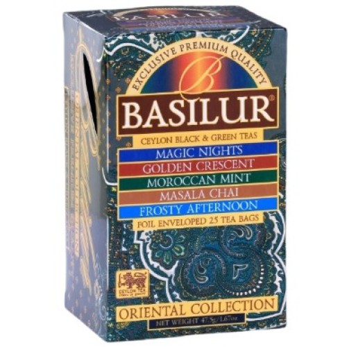 Basilur чай Oriental Collection, ассорти, 25 пакетиков