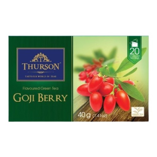 Thurson чай зеленый Goji Berry, 20 пакетиков
