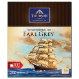 Thurson чай черный Earl Grey, 100 пакетиков