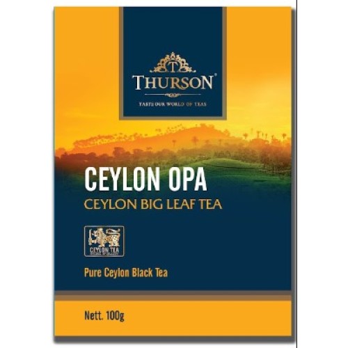 Thurson чай черный Ceylon OPA, 100 гр