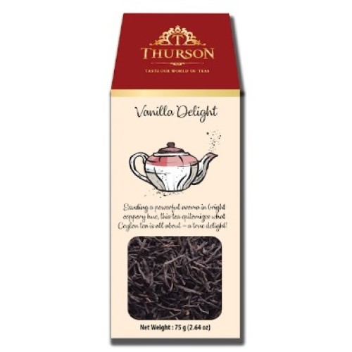 Thurson чай черный Vanilla Delight, 75 гр
