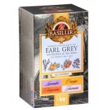 Basilur черный чай Earl Grey ассорти, 20 пакетиков