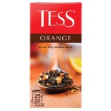 Tess чай черный Orange, 25 пакетиков